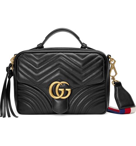 gucci 457095|gg marmont matelassé small bag.